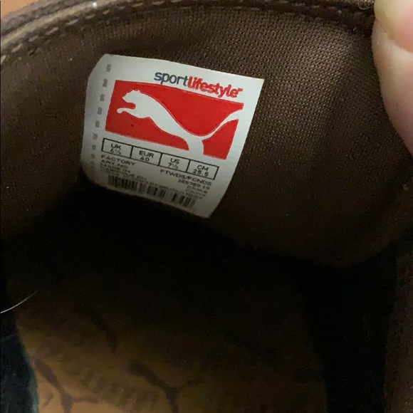 Puma Basket lows, men’s 7.5 - Picture 5 of 5